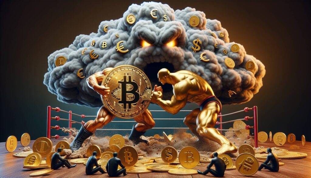 BTC's struggle with macroeconomic challenges