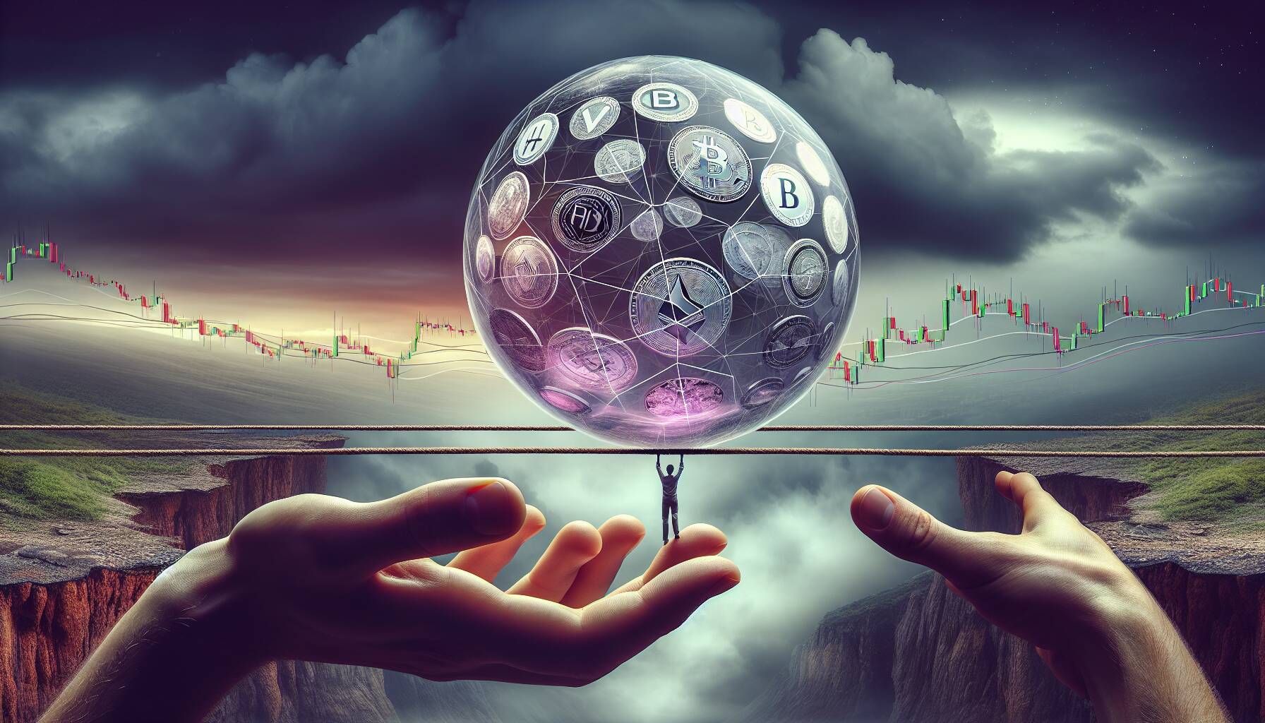 Cautious sentiment in fragile crypto markets