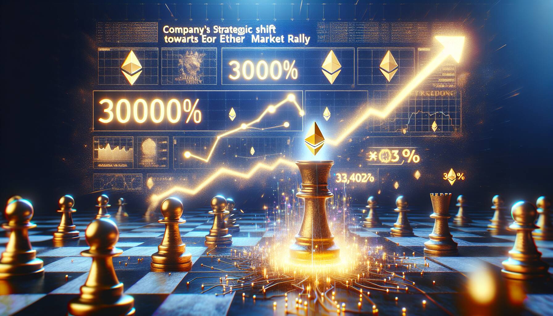 Company's strategic shift towards ether treasury sparks 3000% market rally