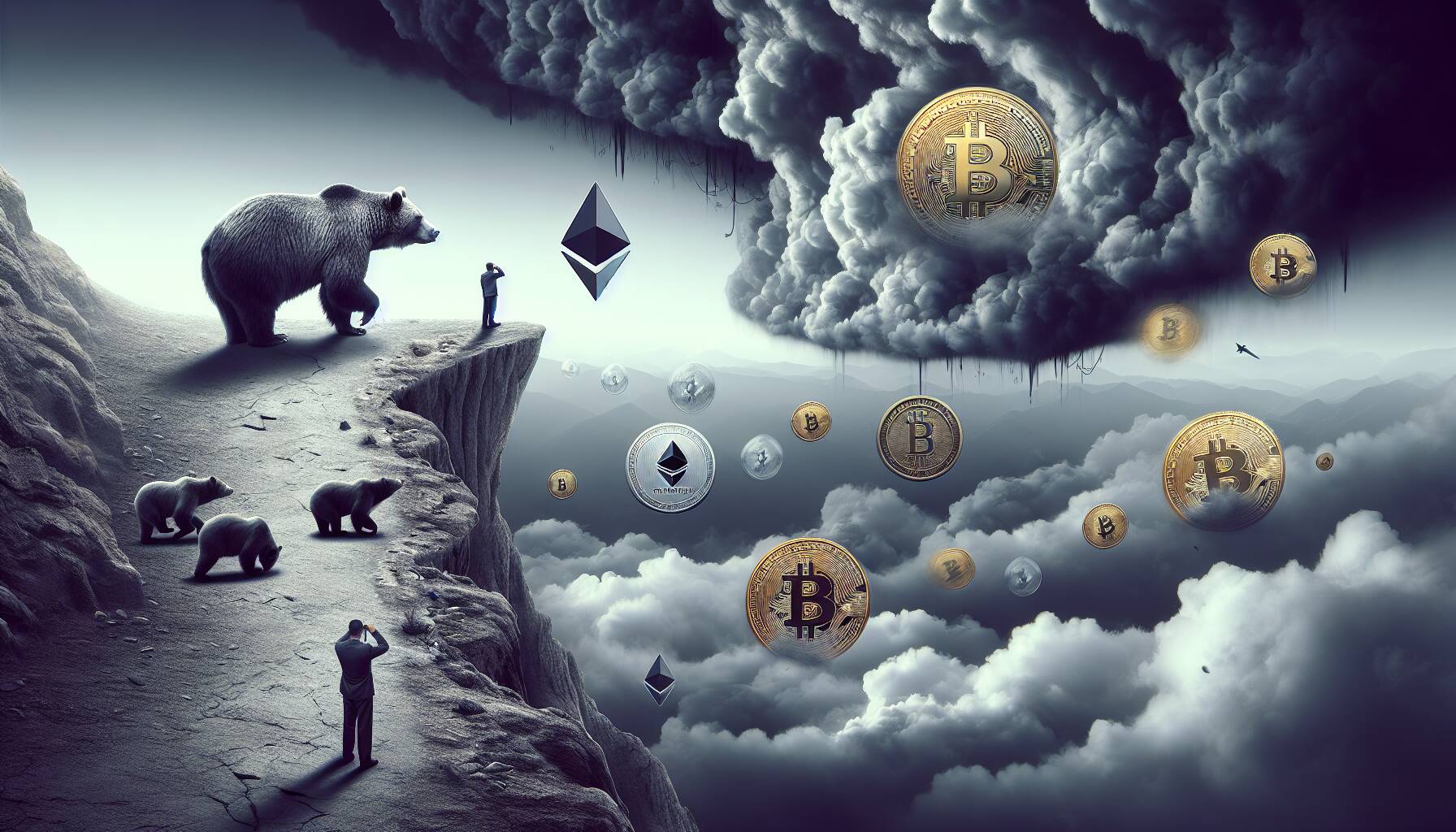 Crypto market faces bearish downturn and risks