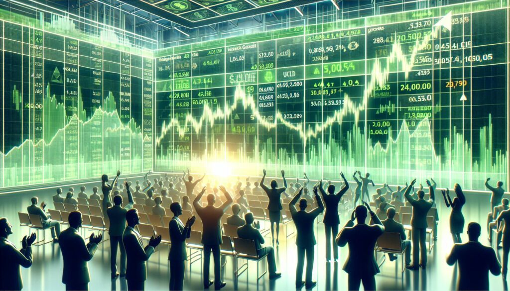 Cryptocurrency stocks surge amid market optimism