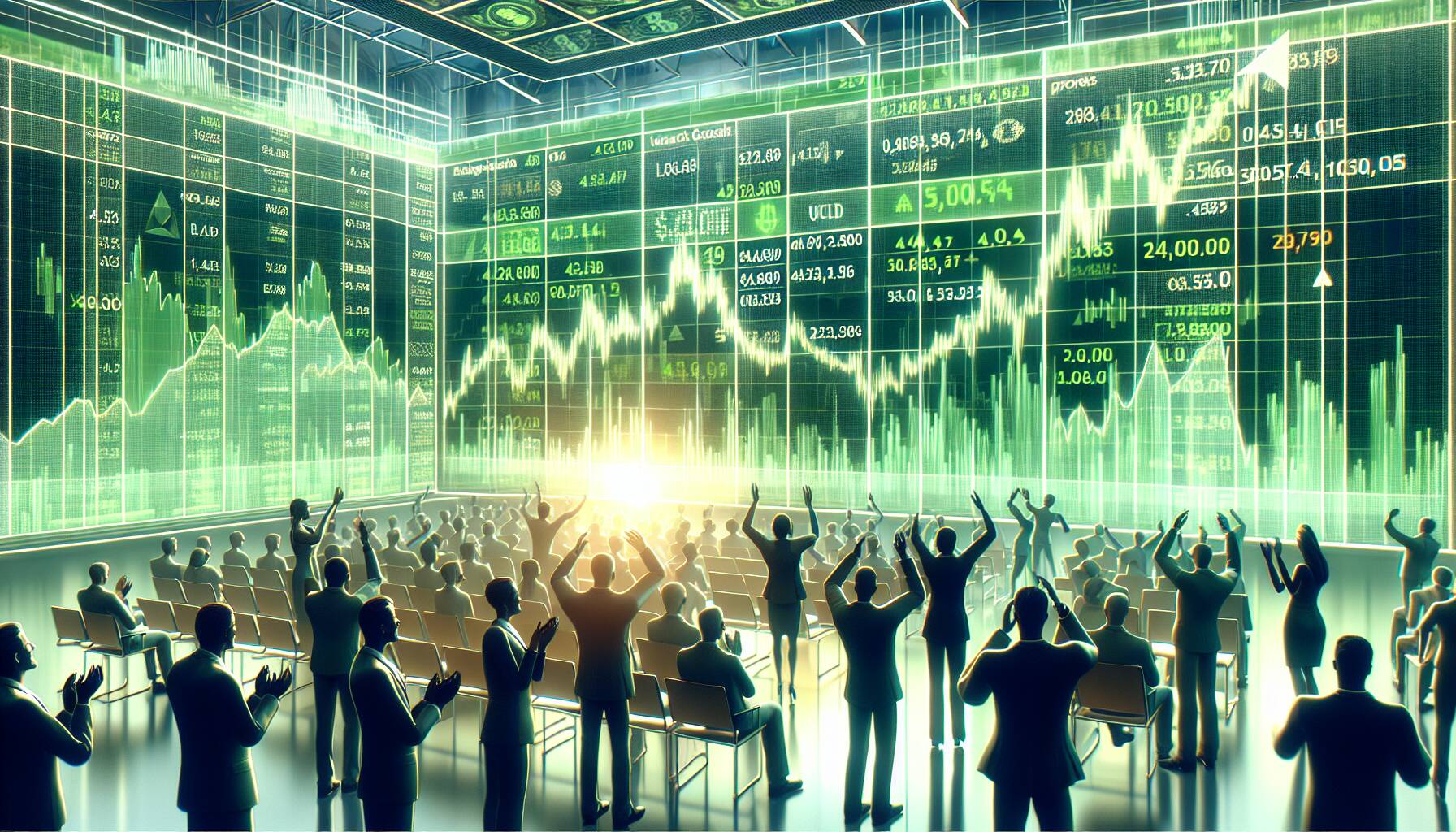 Cryptocurrency stocks surge amid market optimism