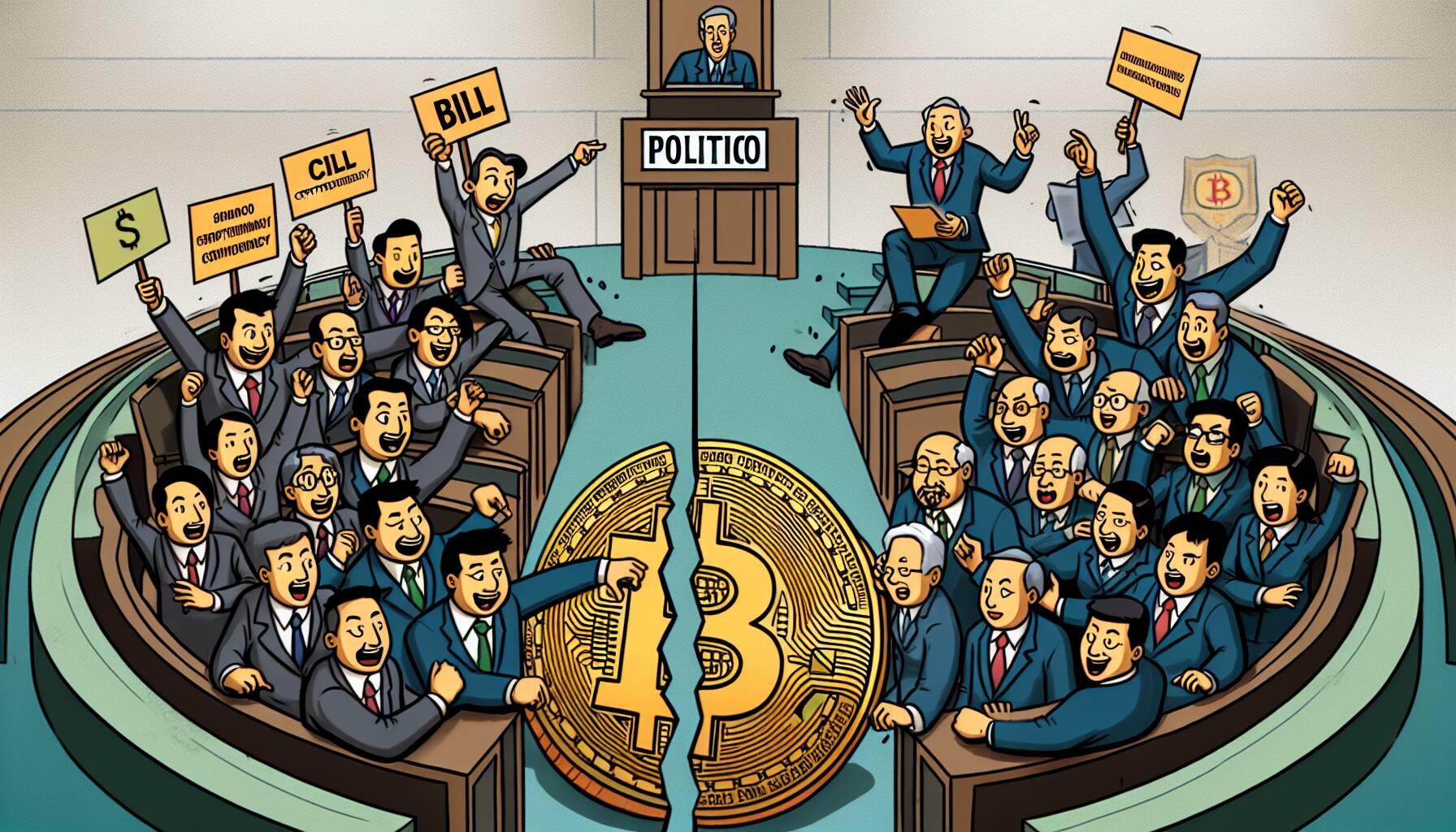 Dems Push for Crypto Bill Changes in Bold Move Against GOP - Politico