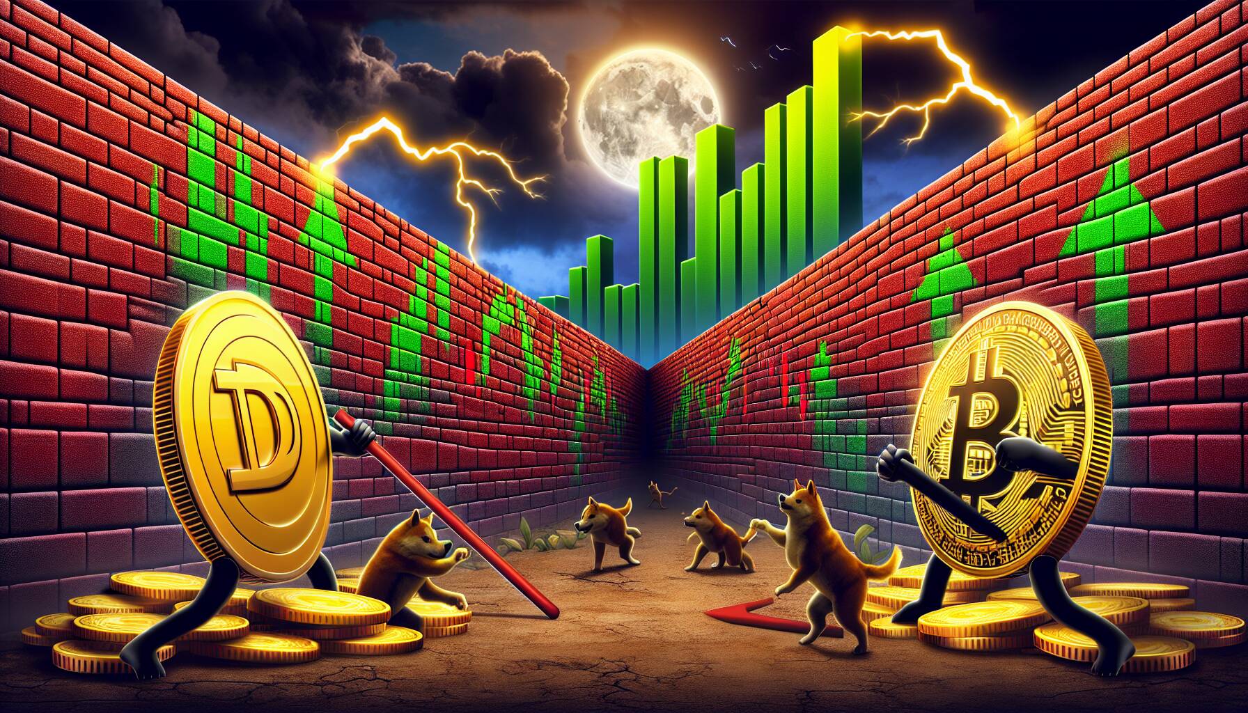Dogecoin faces market resistance