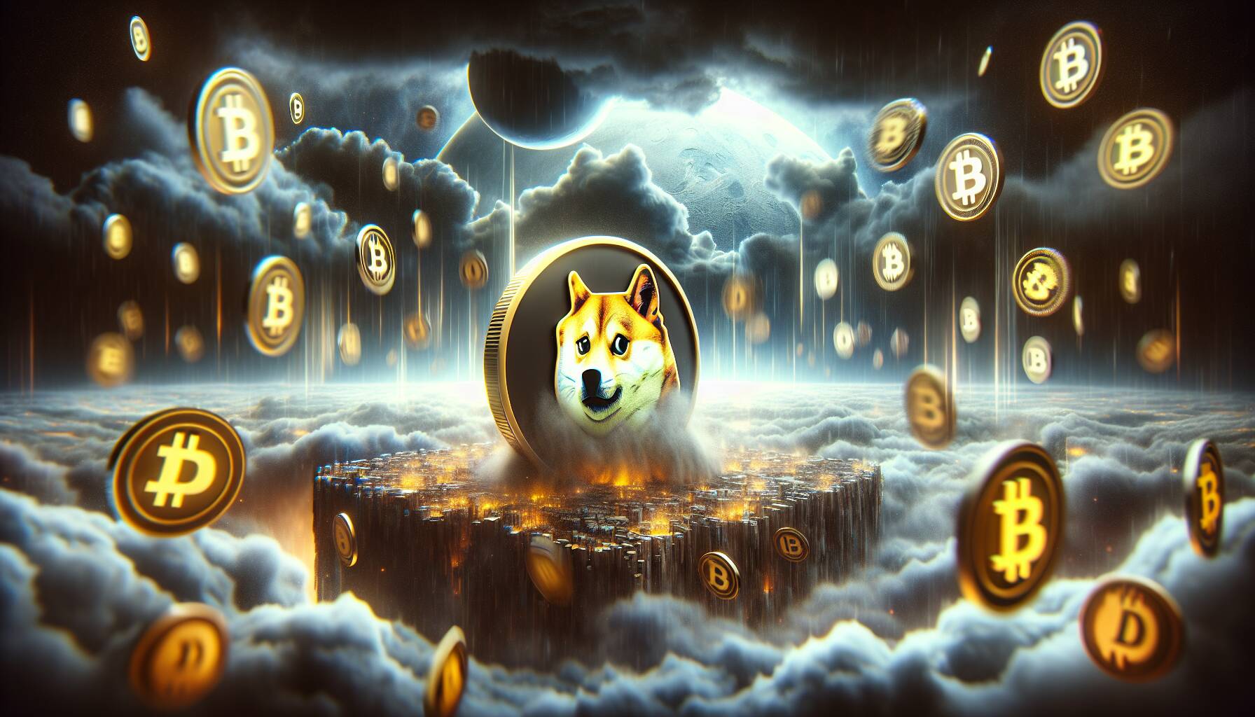 Dogecoin struggles amidst selling pressure and market caution