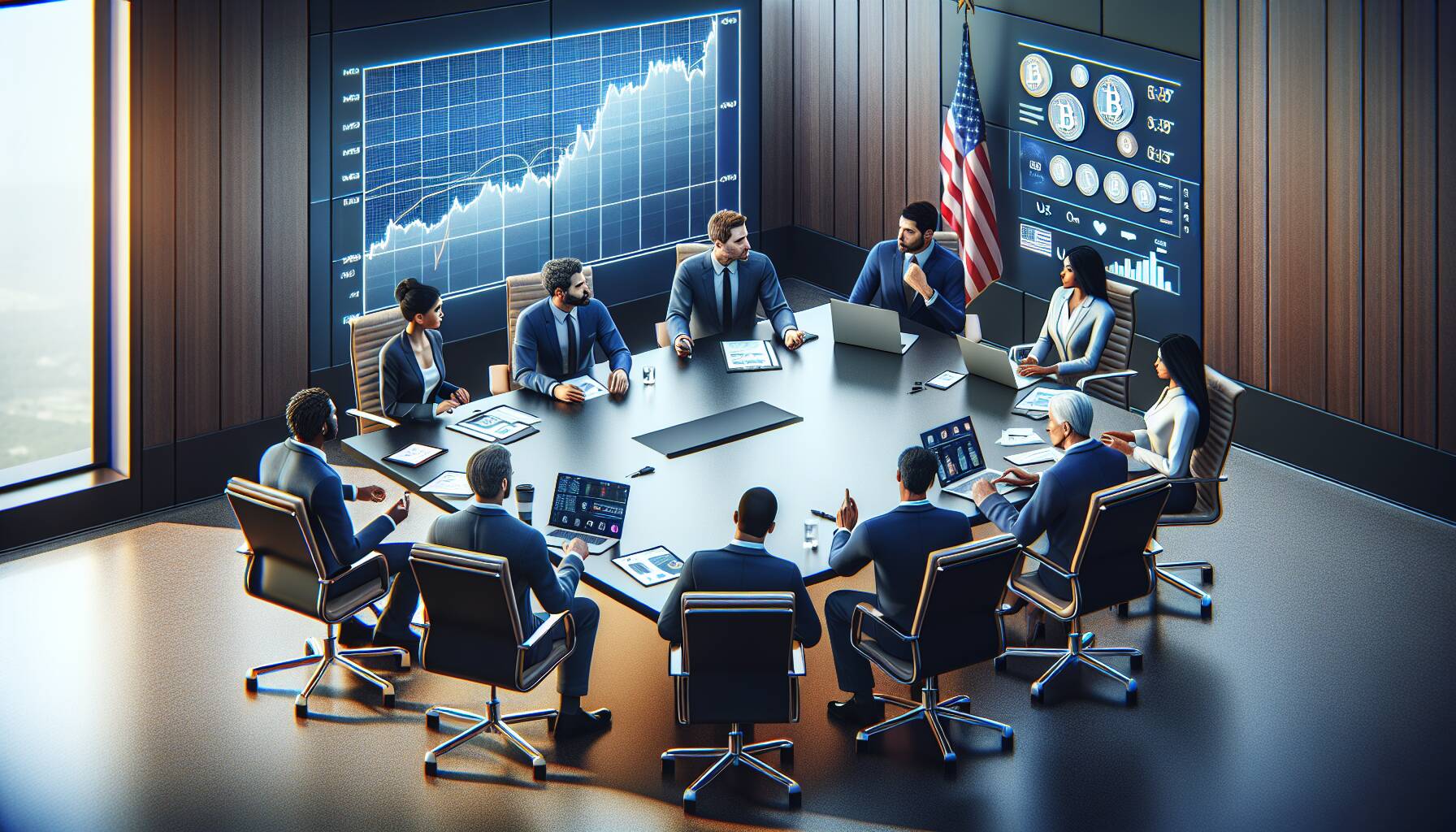 Executives shape cryptocurrency policy in the U.S.