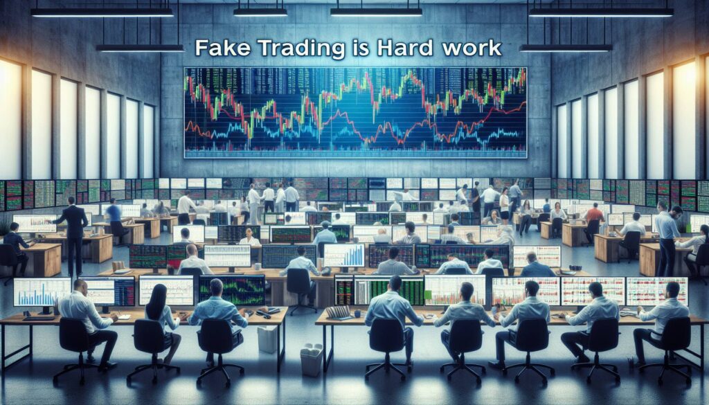 Fake Trading Is Hard Work - Bloomberg.com