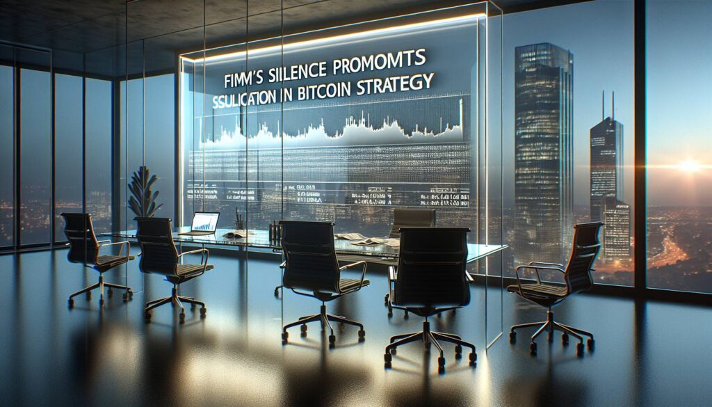 Firm's silence prompts speculation in Bitcoin strategy