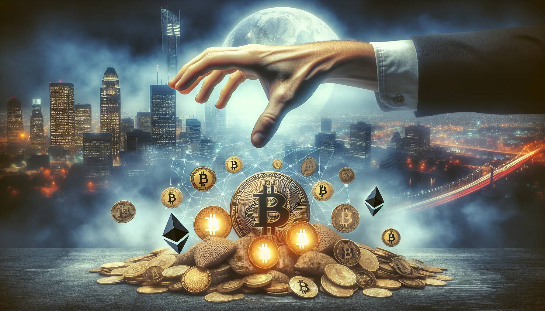 Government seizure of cryptocurrency-linked assets