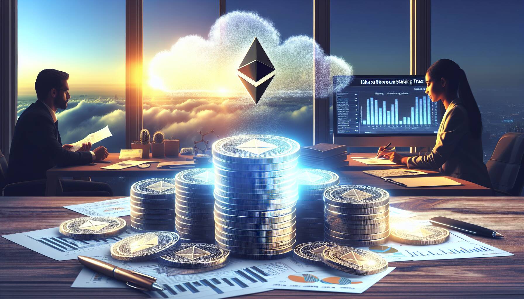 iShares Ethereum staking trust enhances crypto investment opportunities