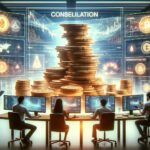 Market dynamics of a consolidating token