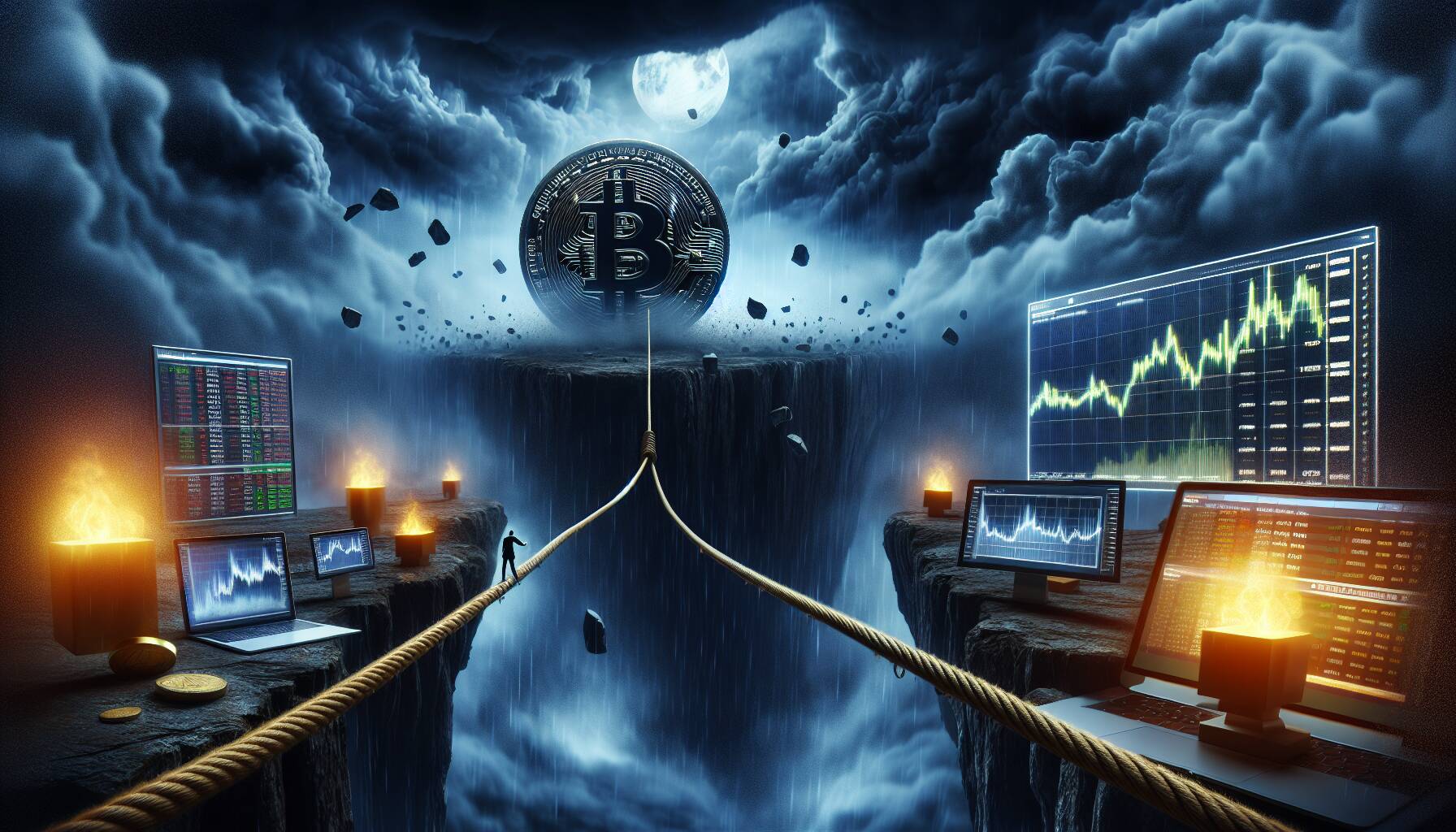 Market fear eclipses fundamentals as Bitcoin approaches key levels