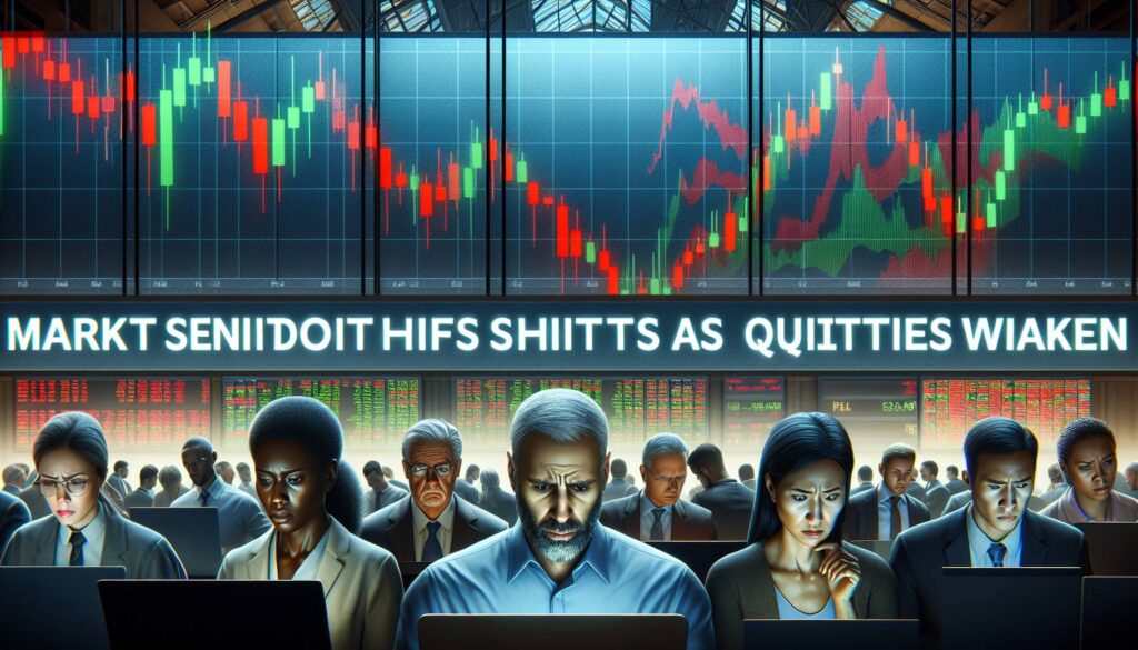 Market sentiment shifts as equities weaken