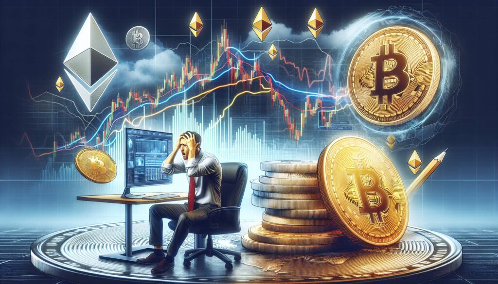 Market volatility and potential loss impact on cryptocurrency投资者