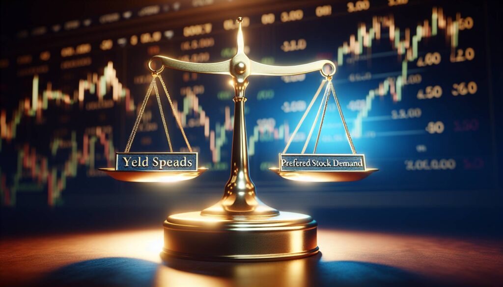 Narrowing yield spreads and their effect on preferred stock demand