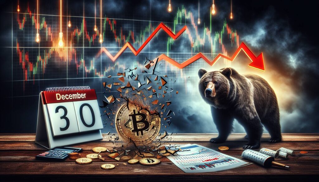 Stock Market Plunge: Major Indices Drop as Bitcoin Crashes in December Kickoff