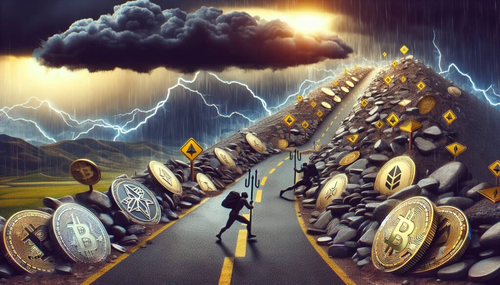 Struggles of new tokens in cryptocurrency