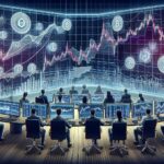 Token price dynamics and trading strategies