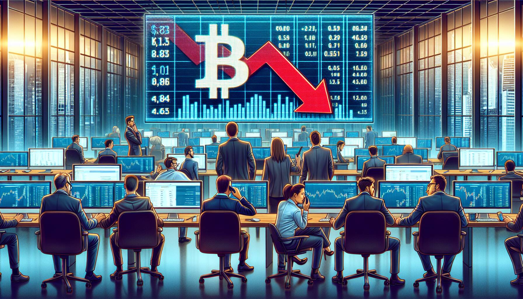 Traders brace for bitcoin downturn