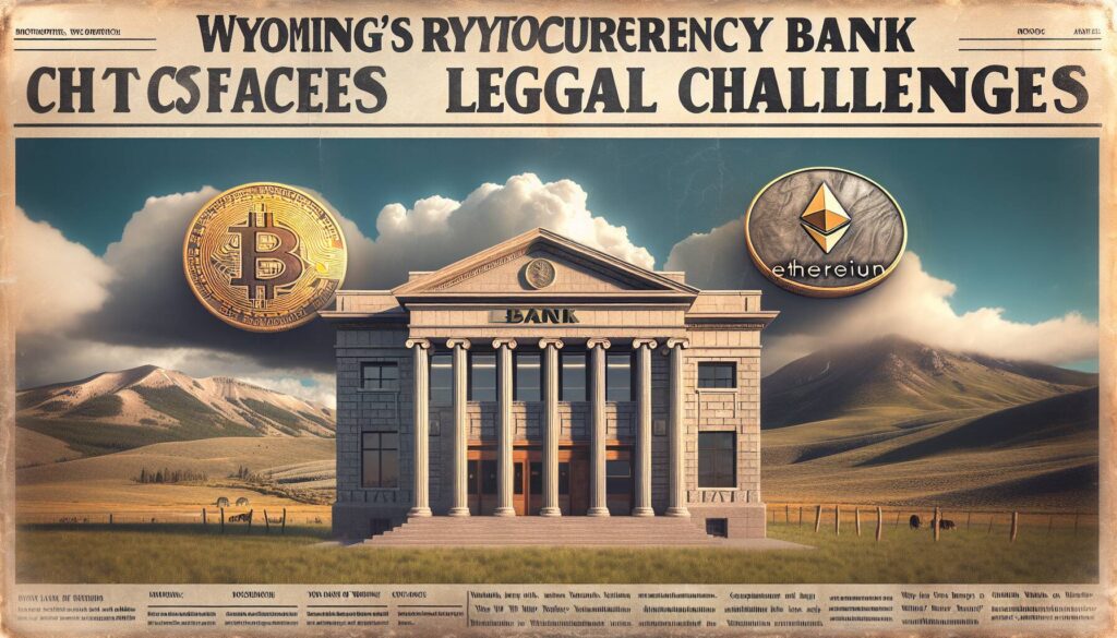 Wyoming's cryptocurrency bank faces legal challenges