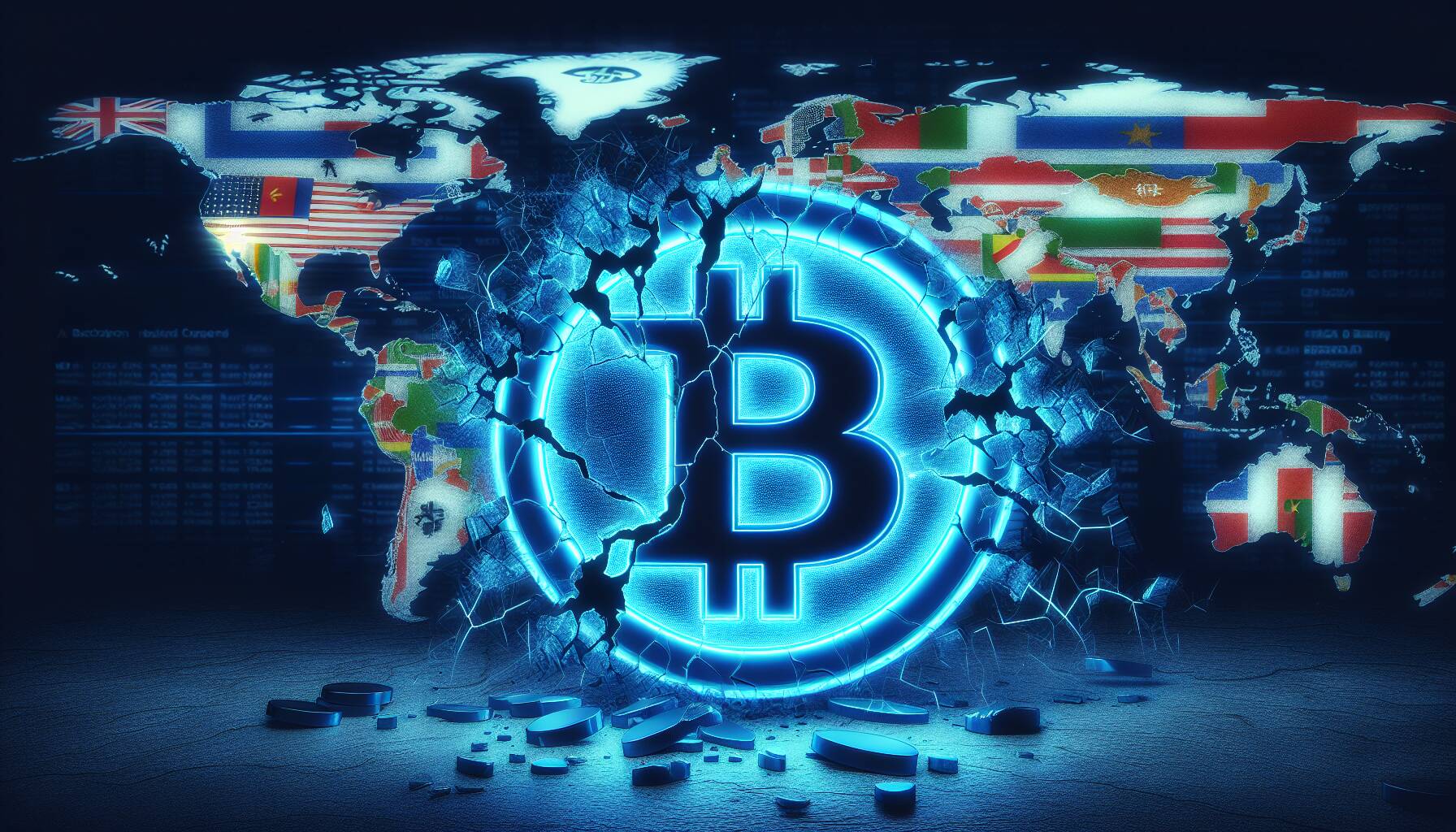Bitcoin decline amid geopolitical uncertainties