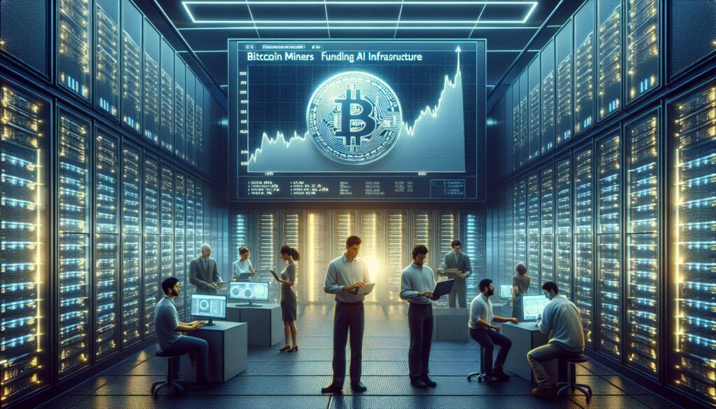 Bitcoin miners increasingly fund AI infrastructure through sales