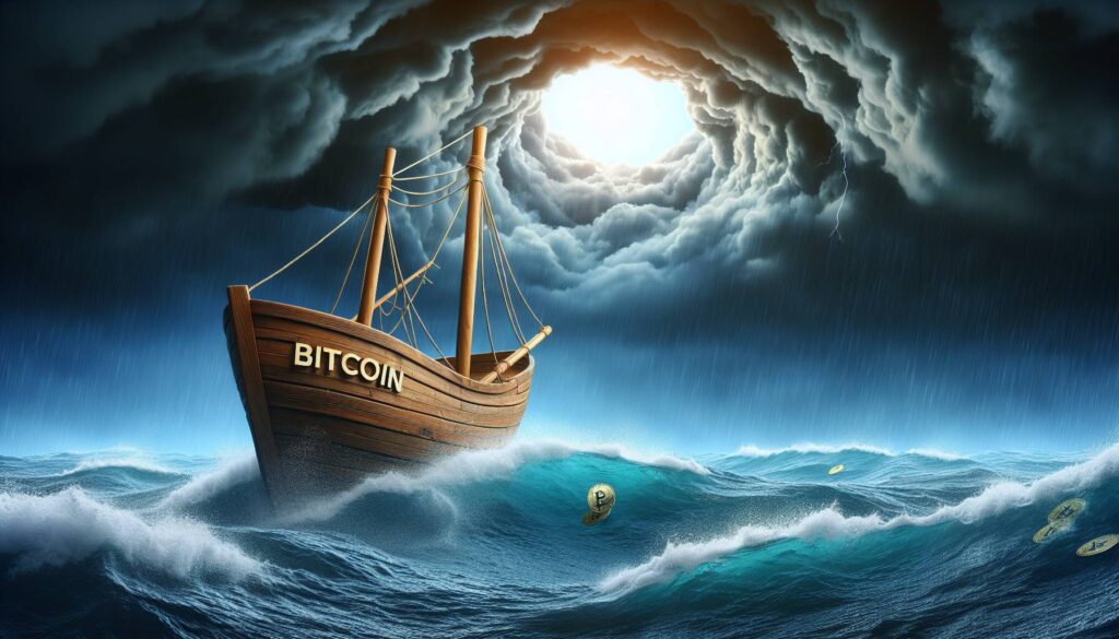 Bitcoin navigates volatility after price floor breach