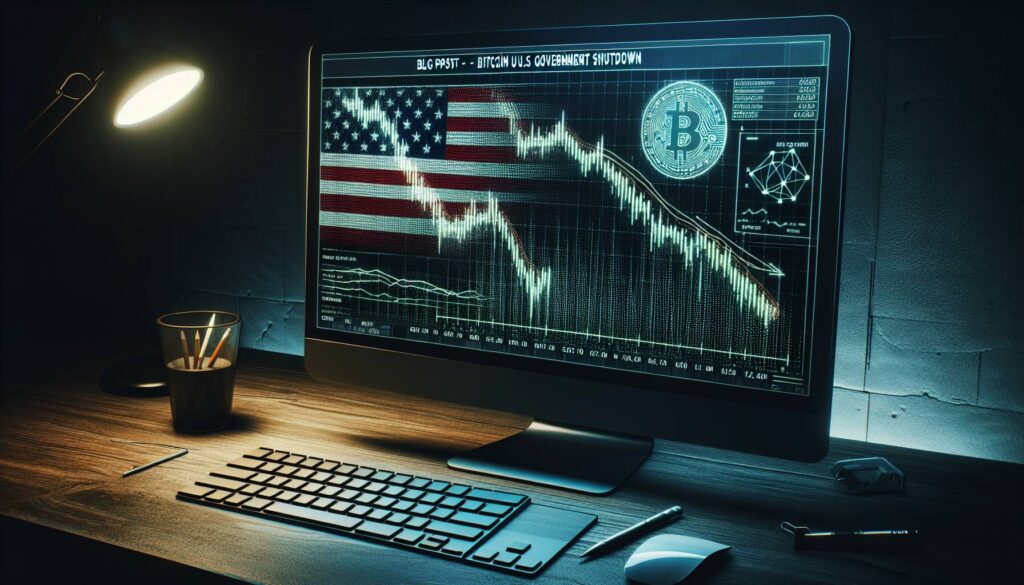 Bitcoin's decline amid U.S. government shutdown
