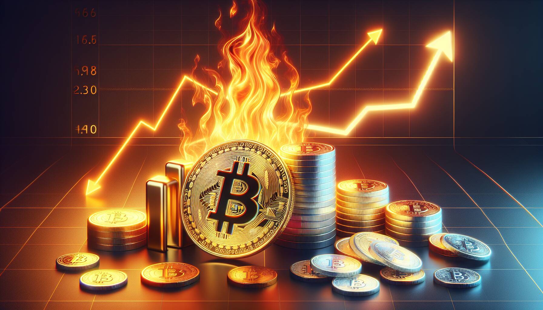 Bitcoin's pullback amid rising gold and silver prices