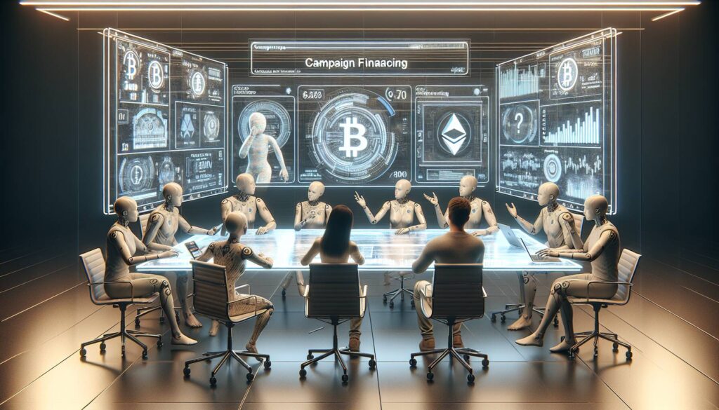 Campaign financing surge in cryptocurrency sector