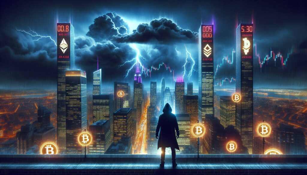 Cautious sentiments in the cryptocurrency trading landscape