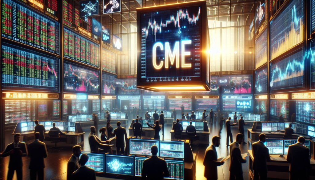 CME achieves record daily trading volume driven by cryptocurrency interest