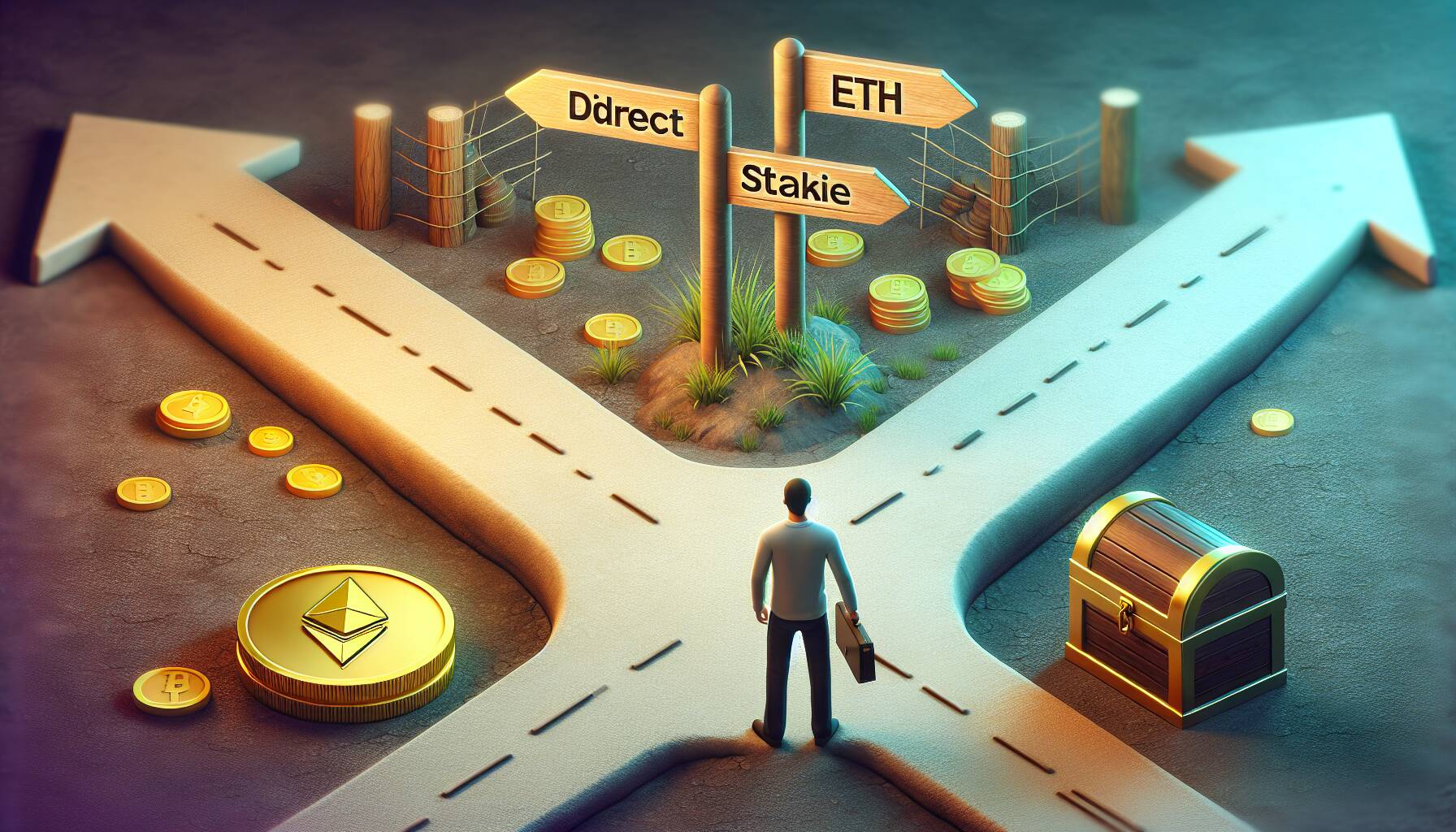 Comparing direct ETH and staking funds for cryptocurrency investors
