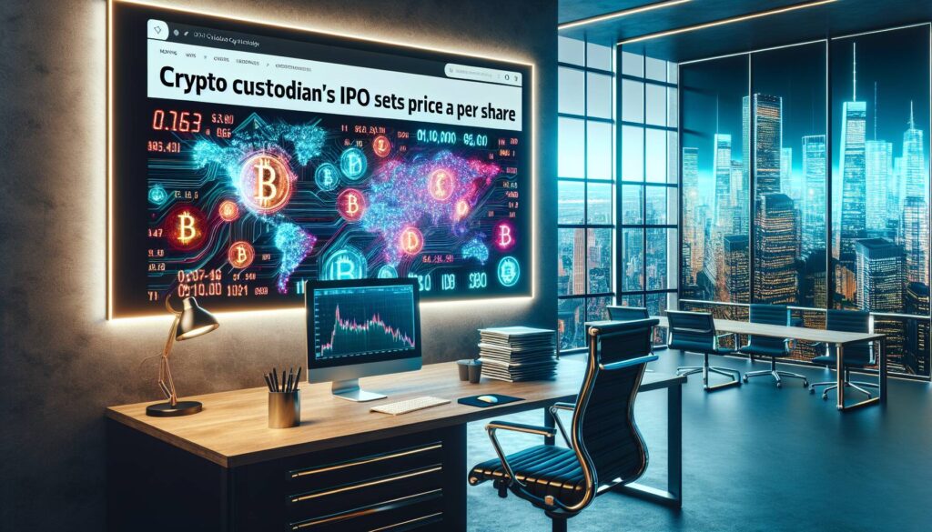 Crypto custodian's IPO sets price at $18 per share