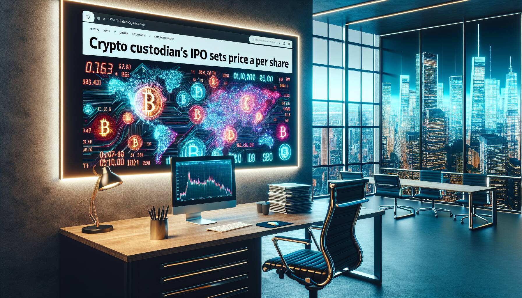 Crypto custodian's IPO sets price at $18 per share