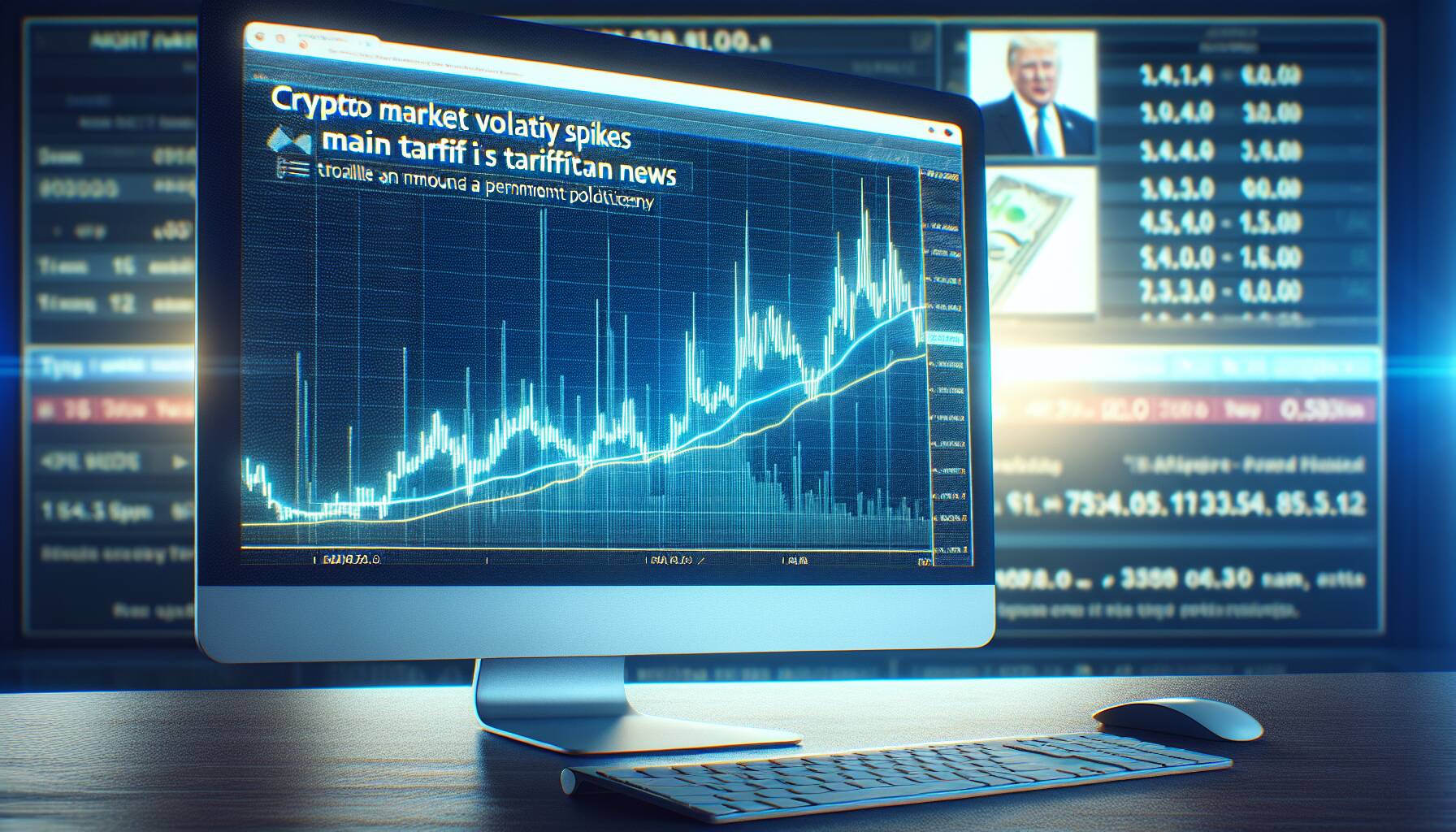 Crypto market volatility spikes amid Trump tariff news