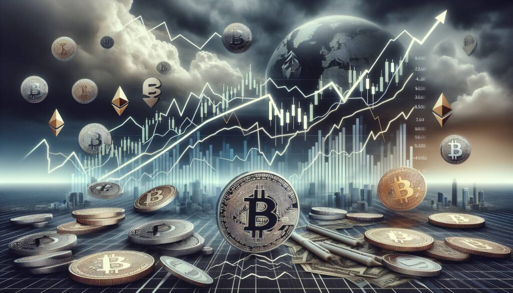 Cryptocurrency market trends amid economic uncertainty