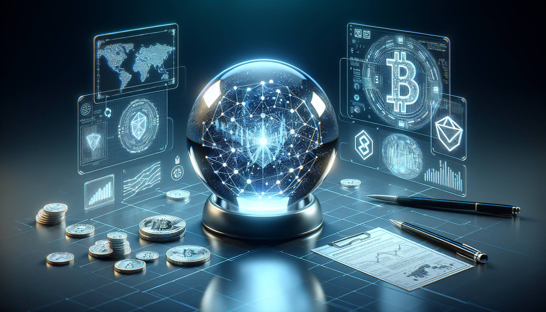 Emergence of prediction contracts in cryptocurrency trading