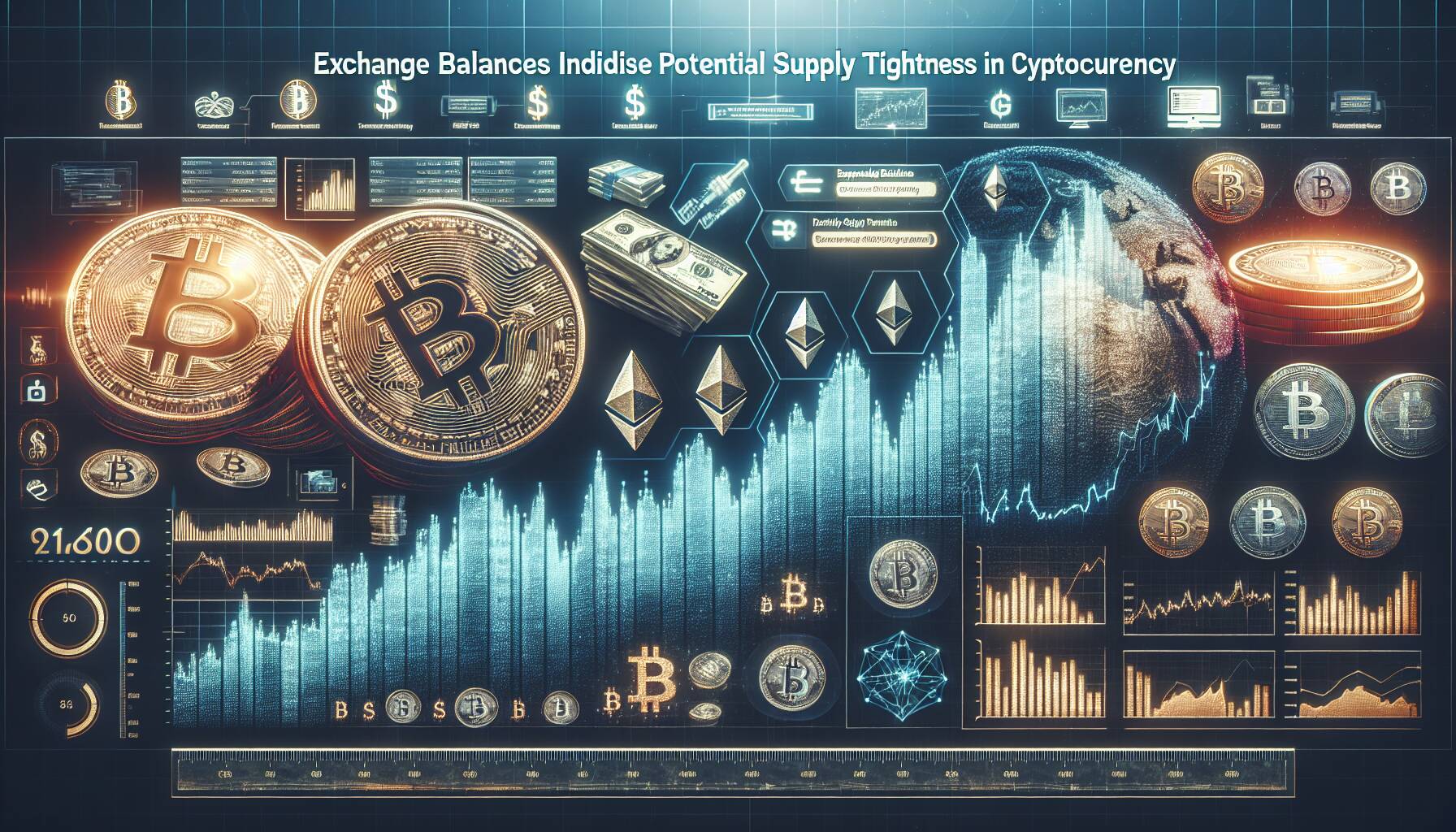 Exchange balances indicate potential supply tightness in cryptocurrency