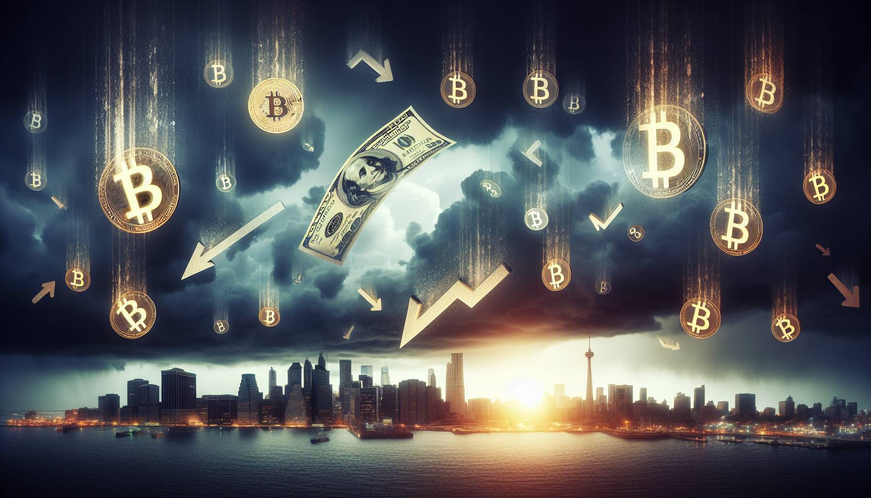 Get Ready: U.S. Dollar Collapse Warning Sparks Market Turbulence with Gold and Bitcoin on the Rise