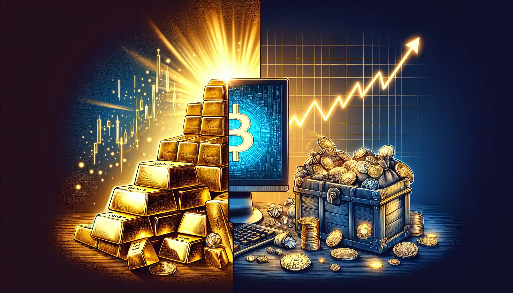 Gold and hard assets gain traction as Bitcoin lags