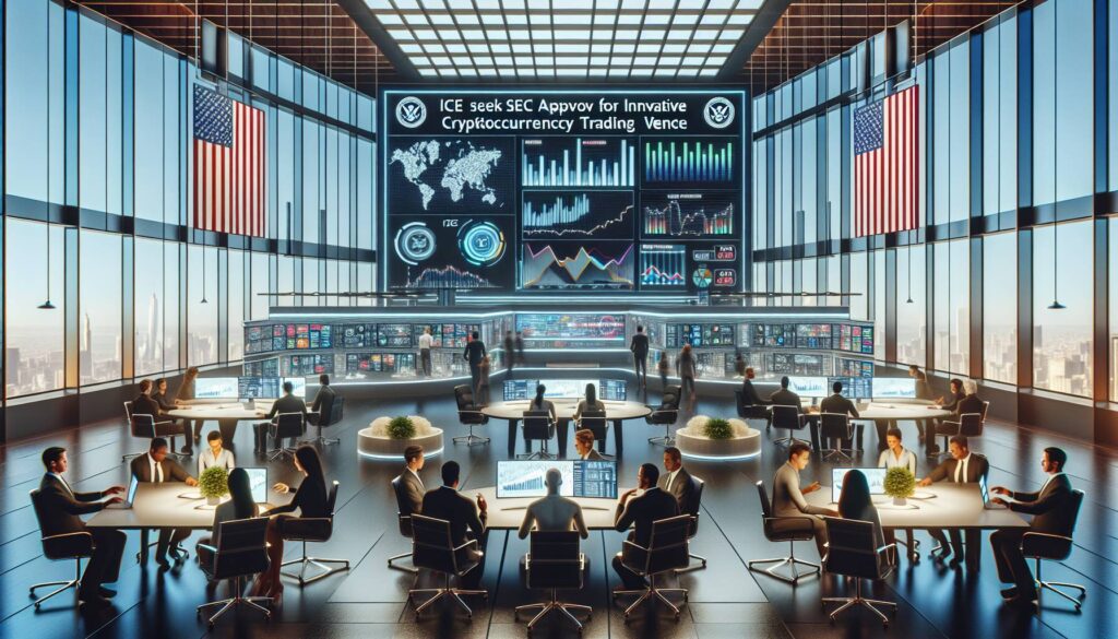 Ice seeks sec approval for innovative cryptocurrency trading venue