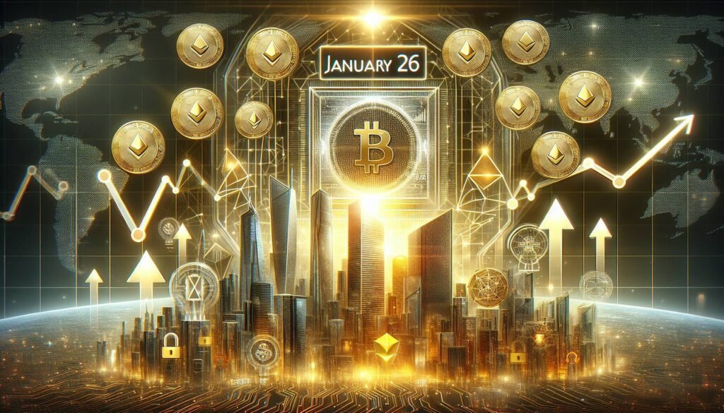 Key developments in cryptocurrency and upcoming events for January 26