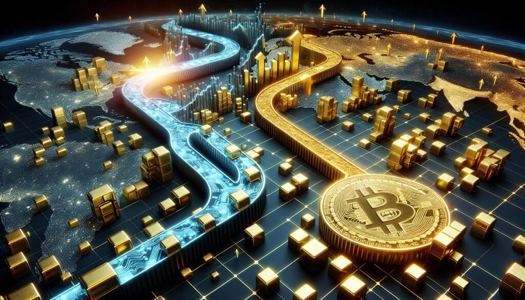 Market divergence between bullion and bitcoin