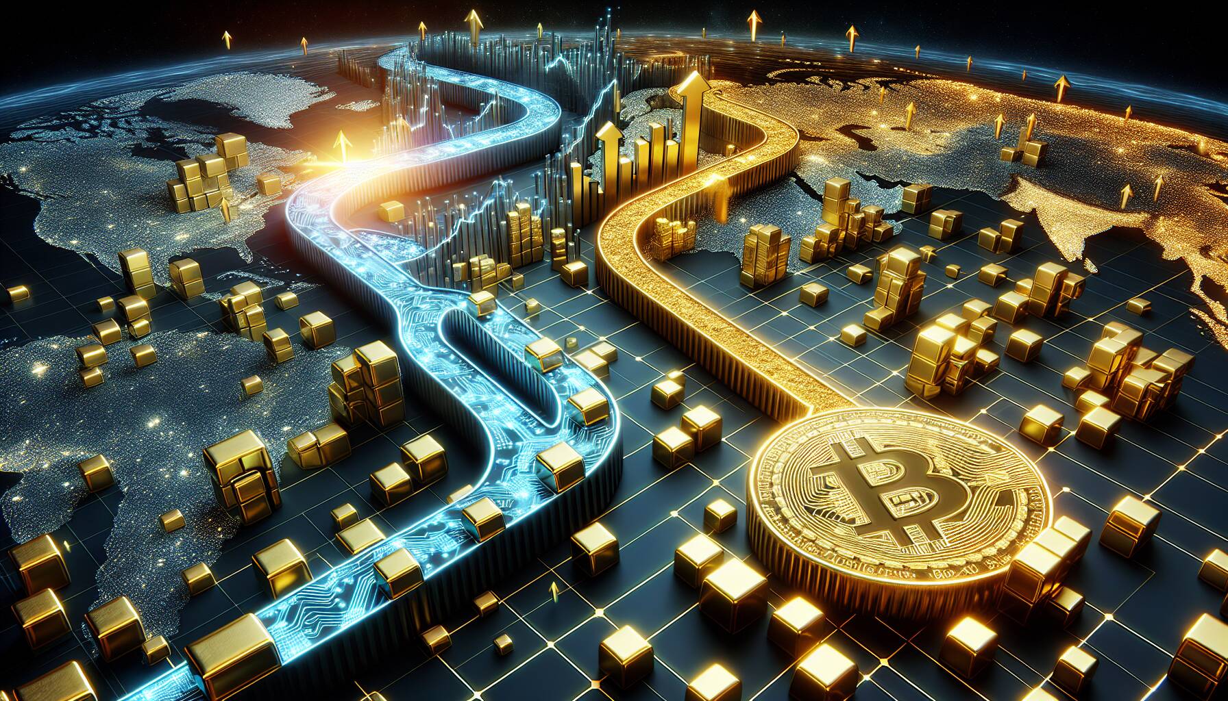 Market divergence between bullion and bitcoin