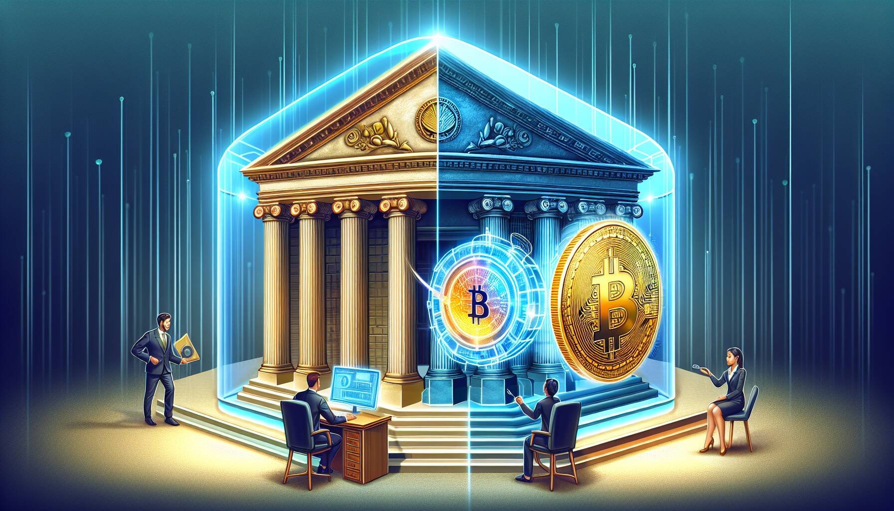 Merging banking and cryptocurrency through stablecoins