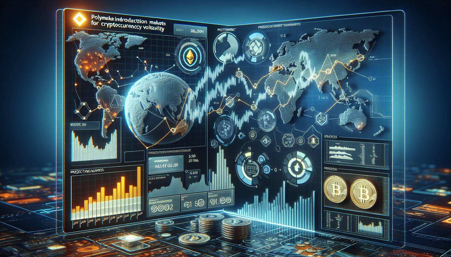 Polymarket introduces prediction markets for cryptocurrency volatility