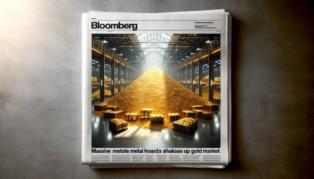 Tether Shakes Up Gold Market with Massive Metal Hoard According to Bloomberg