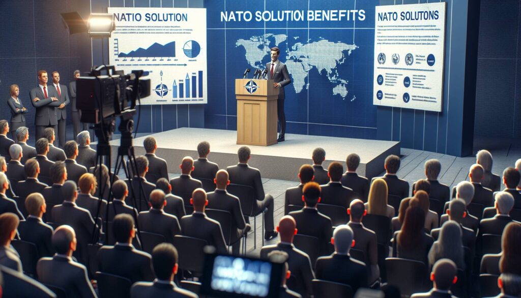 Trump discusses NATO solution benefits