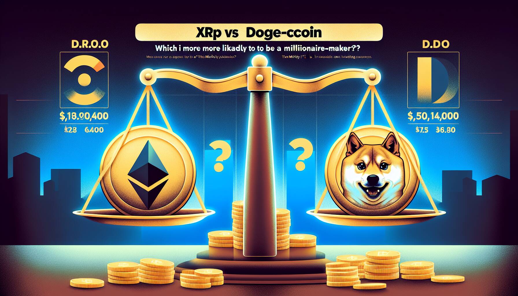 XRP vs Dogecoin: Which Is More Likely to Be a Millionaire-Maker? - The Motley Fool